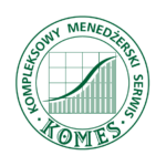 Logo KOMES – Kompleksowy Menedżerski Serwis